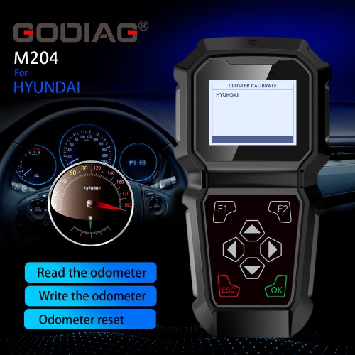 GODIAG M204 Odometer reset Tool For Hyundai Ajustment Mileage Via OBD II