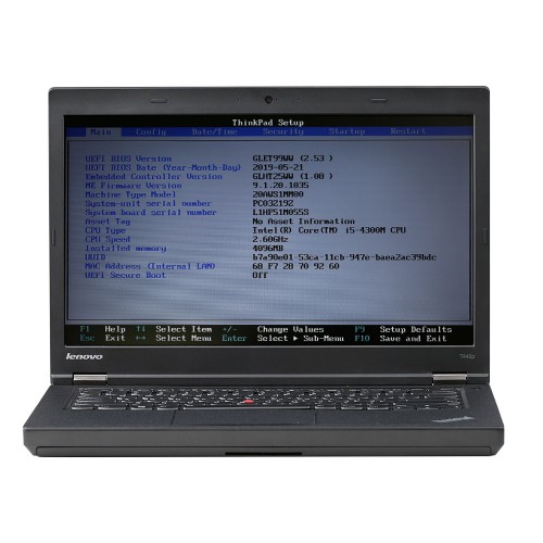 Second-hand Lenovo T440 laptop i5cpu 4gb RAM