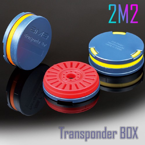 2M2 Transpoder Box Chip Storage Container 10pcs/lot 10 boxes per set and in 10 colors