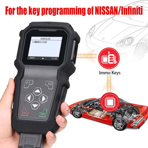  GODIAG K103 Hand-held key Programming For NISSAN/Infiniti Support All Key Lost, Pin Code Read