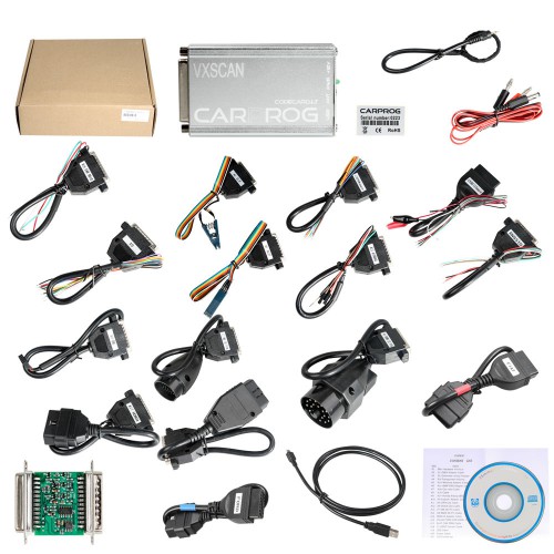 Carprog Full Version Firmware V8.21 Software V10.93 With All 21 Adapters Including Much More Authorizations  than V4.74 No needs Activation