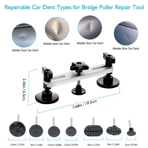 PDR Dent Repair Tools Dent Puller Bridge DIY Car Body Hail Removal Kit