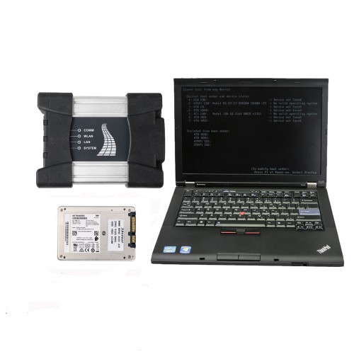 BMW ICOM Next A+B+C Diagnosis scanner with V2021.9 BMW ICOM Software Installed in Lenovo T410 Laptop