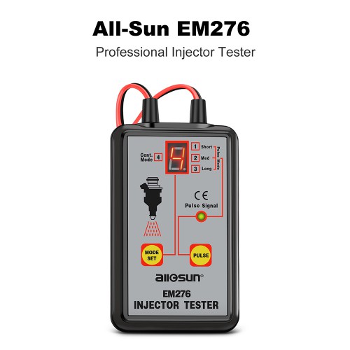 [Ship From US] All-Sun EM276 Injector Tester 4 Pluse Modes Powerful Fuel System Scan Tool