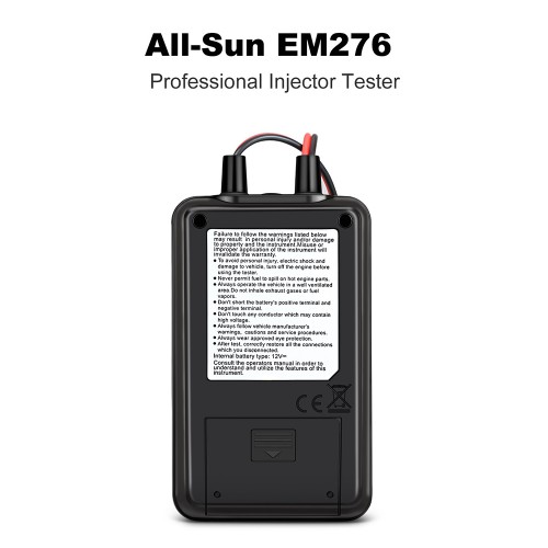  All-Sun EM276 Injector Tester 4 Pluse Modes Powerful Fuel System Scan Tool