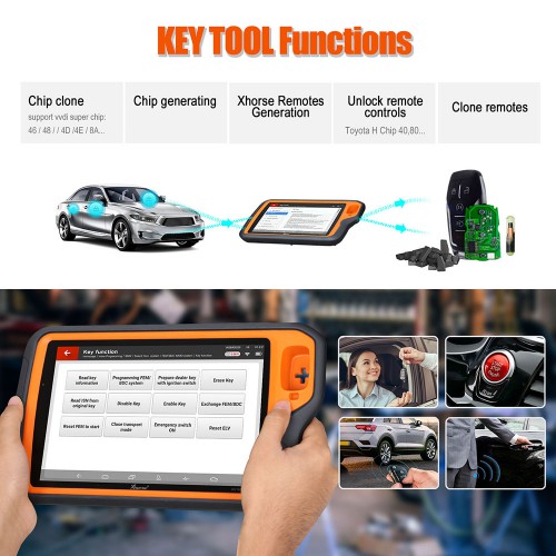 XHORSE KEY TOOL PLUS Key Programmer Supports BENZ BMW VW AUDI All in 1 Get Free XHORSE SW-007 Watch