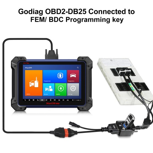 GODIAG Test Platform Can work with Godiag GT100 & xhorse vvdi 2,bmw vvdi bim tool,Autel im608 for BMW FEM/ BDC Programming