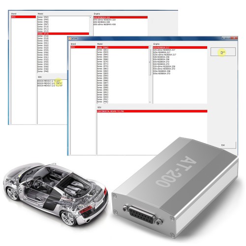 V1.8.5 CGDI BMW AT-200 ECU Programmer & ISN OBD Reader Work with CGDI Prog BMW Car Key Programmer