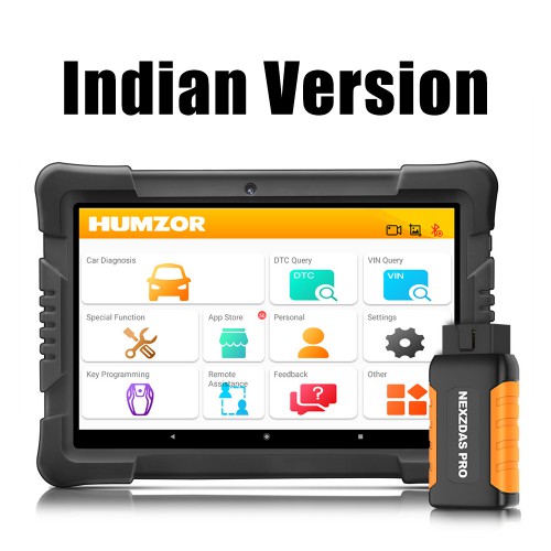 Humzor NexzDAS Pro Indian Version Full System Auto Diagnostic Tool Professional OBD2 Scanner