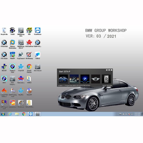 WiFi BMW ICOM NEXT A + B + C with V2021.9 Software HDD ISTA-D 4.30.40 ISTA-P 3.68 Supports English,German,Spanish,Russian