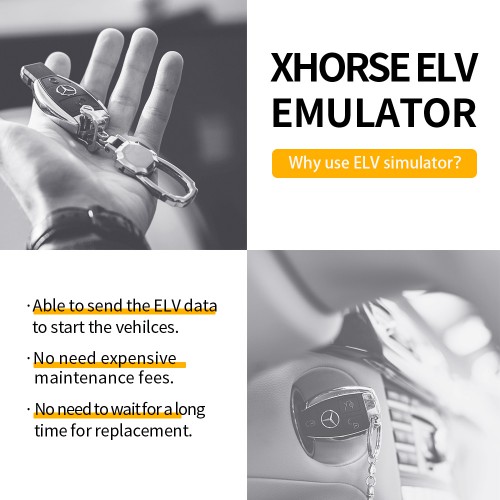 XHORSE ELV Emulator for Benz 204 207 212 with VVDI MB tool