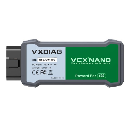 VXDIAG VCX NANO Scanner for Land Rover/Jaguar 2 in 1 with V163 SSD Software Updatable