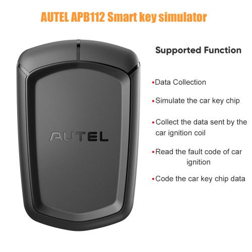 Original AUTEL APB112 Smart Key Simulator Main Unit and USB Cable Works with Autel MaxiIM IM608/ IM508
