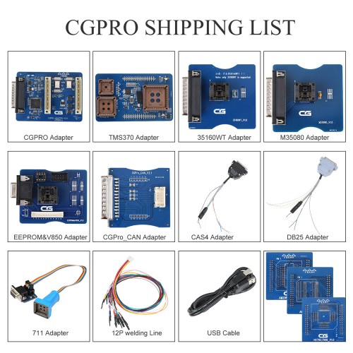 Full Version CGDI CG Pro 9S12 Freescale Programmer Including All Adapters  (New CG100)