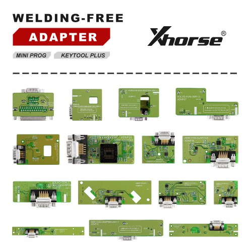 Xhorse Solder-free Adapters Can work for MINI PROG and KEY TOOL PLUS for programming Without Soldering