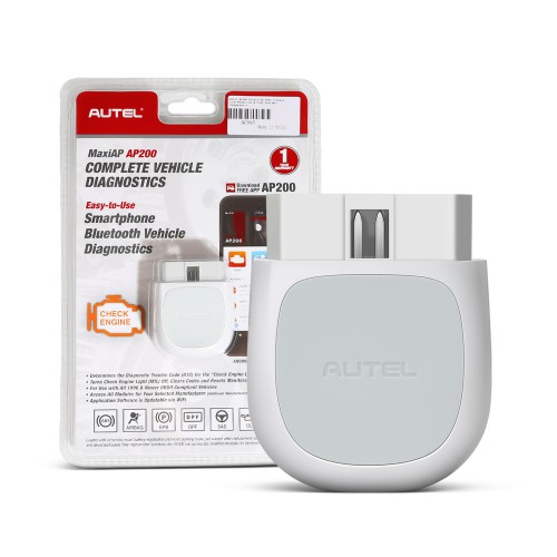 Autel AP200 OBD2 Scanner Code Reader with Full Systems Diagnoses Support Bluetooth