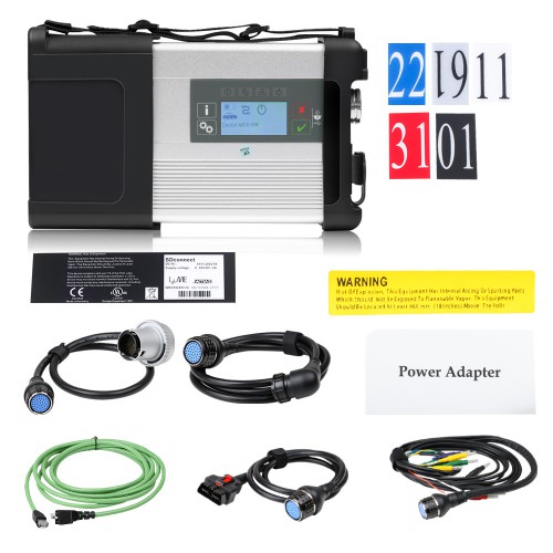 MB SD Connect Compact C5 (SD C4) Star Diagnosis  for Cars and Trucks Supports Multi-Languages with WIFI