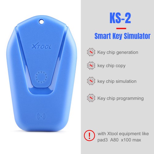 XTOOL KS-2 Smart Key Simulator Mitsubishi ID46 Emulator Can work with X100 PAD3 Elite, X100 PAD3 SE, A80 Pro