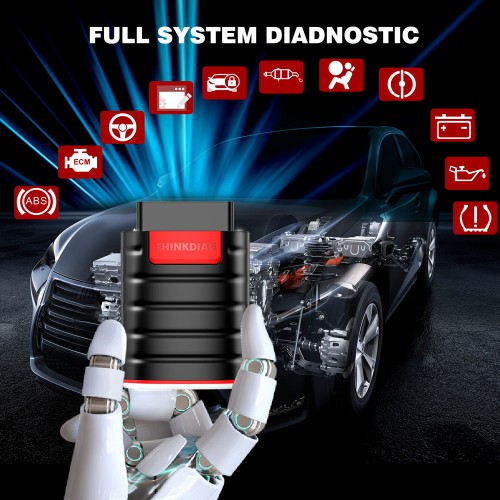 THINKCAR Thinkdiag Full System OBD2 Diagnostic Tool with All Brands License 1 Year Free Update