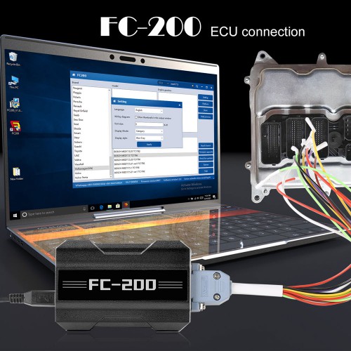 V1.1.0.0 CGDI FC200 ECU Programmer ISN OBD Reader For ECU/ EGS Clones  Full Version with All License Activated