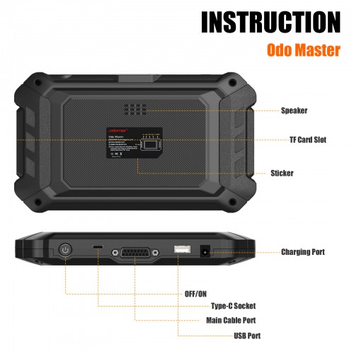 Full Version OBDSTAR Odo Master ODOMASTER Odometer for Cluster Calibration and Oil Service Reset Support Honda Ducati KTM Free FCA 12+8 Adapter