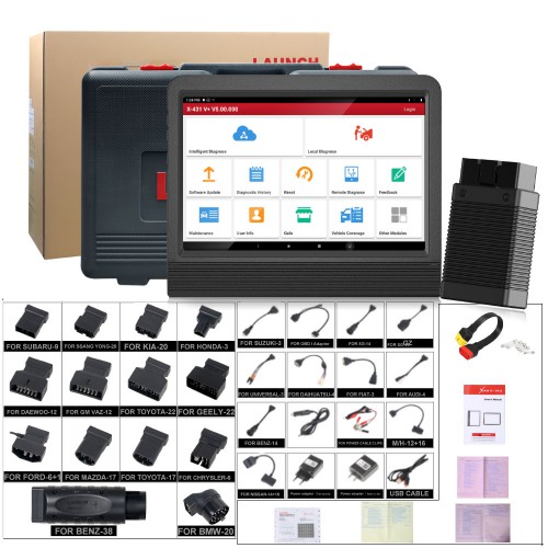 Package Offer For Launch X431 V+ V4.0 Wifi/Bluetooth Full System Scanner And Launch X431 X-PROG 3 IMMO & Key Programmer