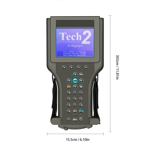 [With Carton Box] GM Tech 2 tech ii Scanner with Free TIS2000 and 32MB GM/SAAB/OPEL/SUZUKI/ISUZU/Holden Card