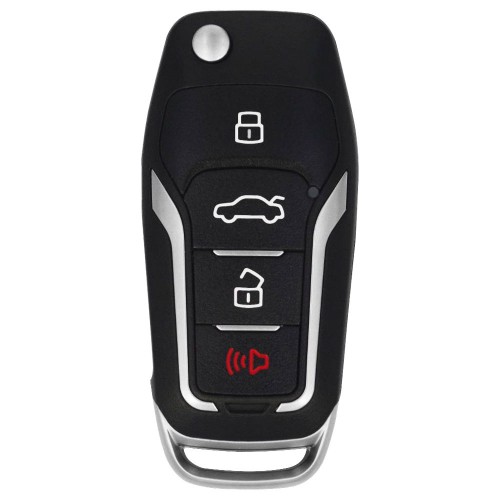 XHORSE XEFO01EN Ford Style Flip 4 Buttons Super Remote Key Built-in Super Chip English Version 5Pcs/lot
