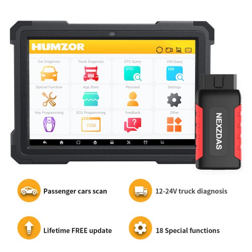 Humzor NexzDAS ND606 PLUS Integrated  Auto Diagnosis Tool OBD2 Scanner For Both Gasoline cars and Diesel trucks including AU Ford Holden