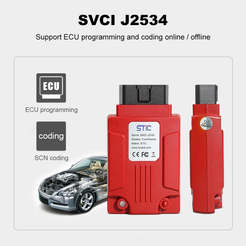 STiC SVCI J2534 IDS Ford IDS V125 Mazda IDS V125 Diagnostic Interface Supports SAE J1850 Module Programming Update Online