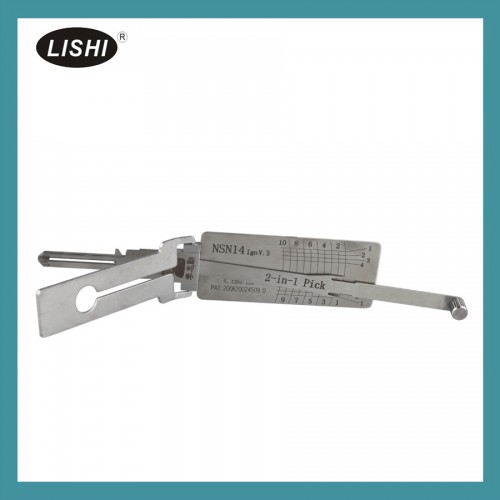 NEW LISHI NSN14 (Ign) 2-in-1 Lock Pick and Decoder