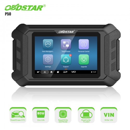 OBDSTAR P50 Airbag Reset + PINCODE Intelligent Airbag Reset Equipment Covers 51 Brands and Over 6800 ECU Part No.