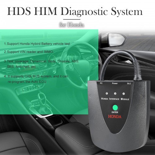 V3.104.024 Honda HDS HIM diagnostic tool for Honda from 1992-2020 Come with Z-TEK USB1.1 to RS232 Convert Connector