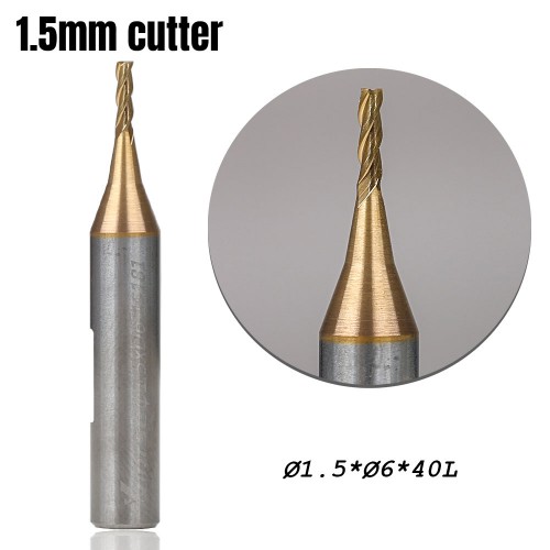 1.5mm Milling Cutter for IKEYCUTTER CONDOR and Mini CONDOR Key Cutting Machine