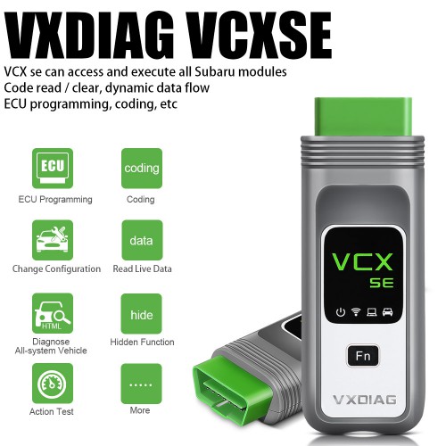 VXDIAG VCX SE for Subaru + 2 Free Car License OBD2 Diagnostic Tool with 2022.1 SSM3 SSM4 Software Support WIFI