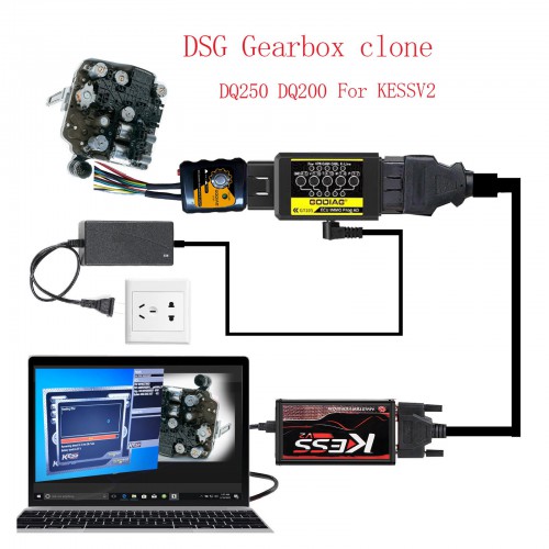 Full Set Kess V2 With KTAG And Godiag GT107 DSG Gearbox Data Adapter ECU IMMO Kit