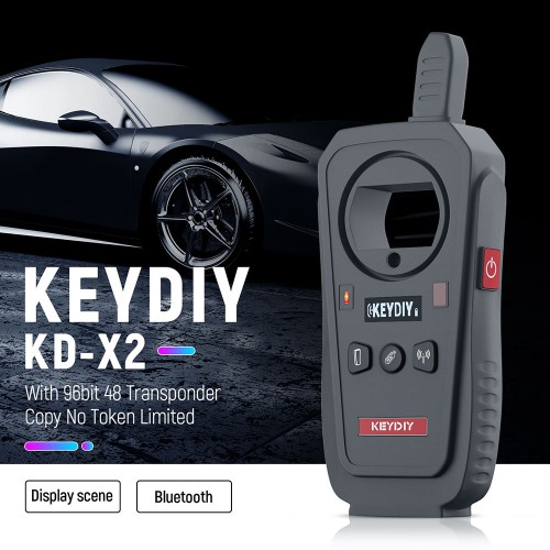 KEYDIY KD-X2 Remote Maker with ID48 96bit Transponder Copy function work with Android phone or tablet by OTG connection