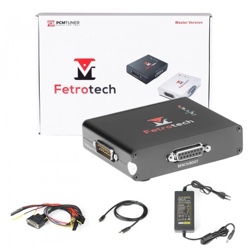 Black Color Fetrotech Tool  ECU Programmer Standalone Version Supports MG1 MD1 ECU and BENCH Read MED9 and EDC16 MEDC17