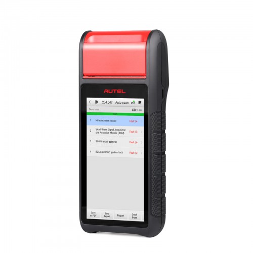 Autel MaxiBAS BT608E OBD2 Scanner built-in Printer Touchscreen Battery Tester Electrical System Analyzer, 12V 100-3000 CCA Load Tester