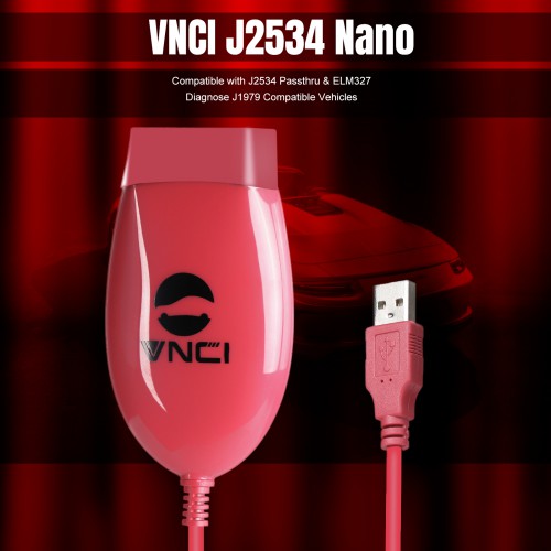 VNCI J2534 Nano Compatible with J2534 Passthru & ELM327  Diagnose J1979 Compatible Vehicles Switch Mode Automatically
