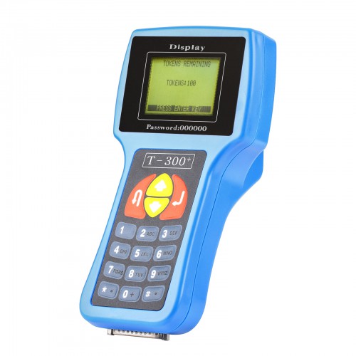 V2022.9 T300 Key Programmer T-300 Decoder T-Code key Transponder Blue English Version