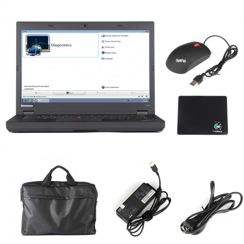 Full Brands VXDIAG VCX SE DOIP with 2TB Software HDD Pre-installed on Lenovo T440P Laptop Ready To Use	