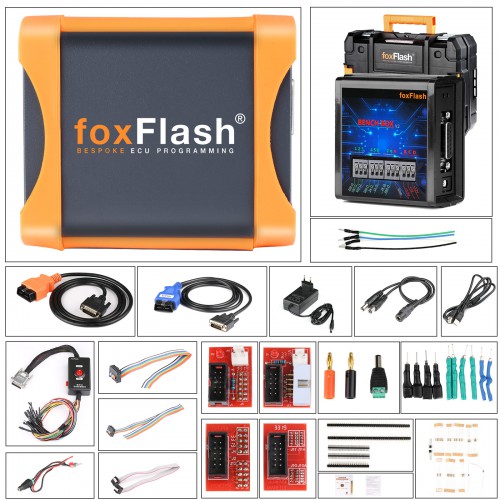 2023 Original FoxFlash Super ECU TCU Clone and Chiptuning Tool Master Version Send Free Damos/Adapter/ECU Cover Extractor