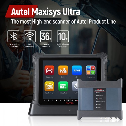 Autel Maxisys Ultra Intelligent Automotive Full Systems Diagnostic Tool Support Guidance Function and Topology Module Mapping (No Blocking Problem)