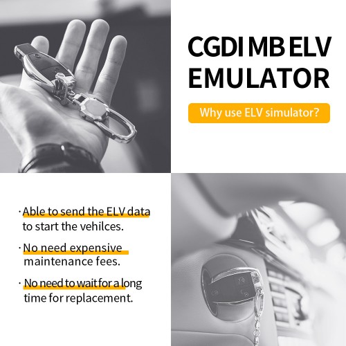 CGDI MB ELV Simulator for Benz w204 w207 w212 with CGDI MB Benz key Programmer