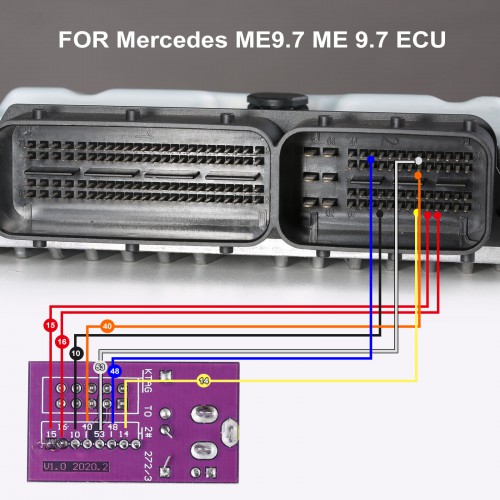 Mercedes ME9.7 ME 9.7 ECU ECM Engine Computer Compatible with all series of 237 engine 4.6L 4633CC V8/ 5.5L5641CC V8