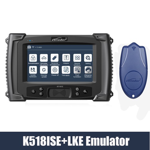 LONSDOR K518ISE Key Programmer Plus Lonsdor LKE Smart Key Emulator 5 in1 Supports Toyota Lexus Smart Key All keys Lost by OBD