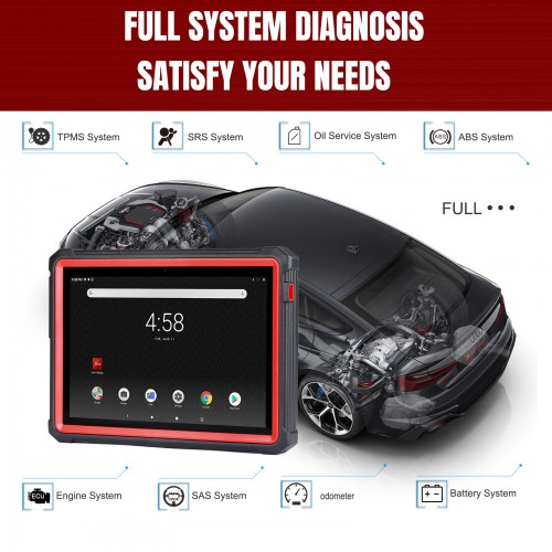LAUNCH X431 PRO3S Plus 10.1' Full System Diagnostic Tools Upgraded of X431 V PRO 2 Years Free Update 31+ Reset Service