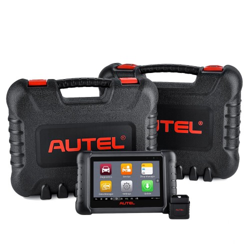 2023 Autel MaxiPRO MP808BT Pro KIT System Diagnostic Tool with Complete OBD1 Adapters Support Unlock Hidden Functions