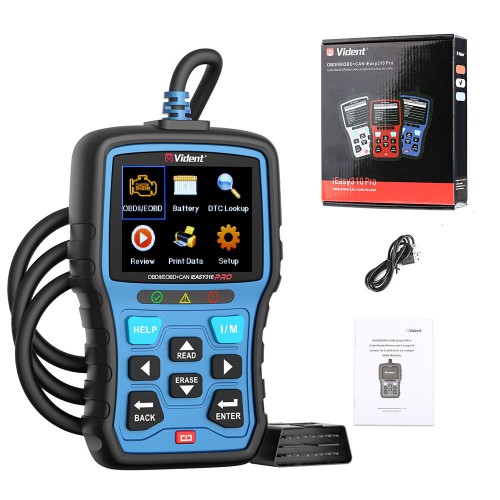 VIDENT iEasy310 Pro(Sapphire) Enhanced OBD2 Automotive Scanner Professional OBDII Code Reader Engine Fault Scan Tool Car Diagnostic Tool